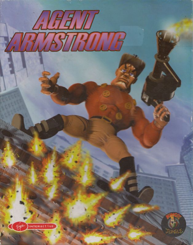Agent Armstrong box art for Playstation